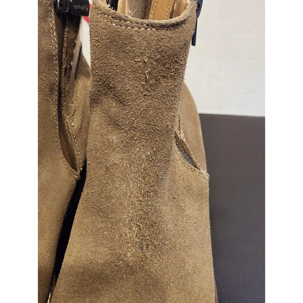 Sz8.5 - Blondo Damaris Womens Brown Suede Boot Waterproof